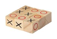 SET GIOCO TRIS DA TAVOLO IN LEGNO GRAPEX